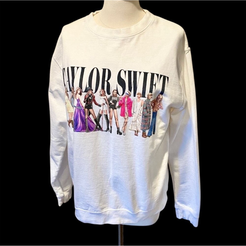 Taylor Swift White Midnights 2XL Sweatshirt